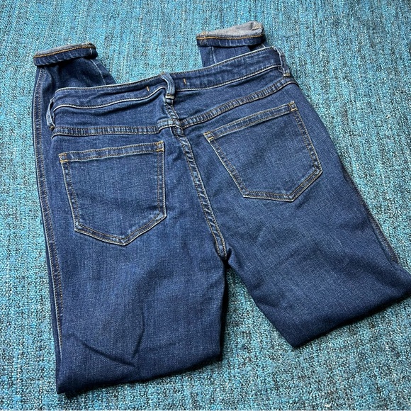 Free People Peyton High Rise Skinny Jeans Hidden Button Fly - Picture 3 of 7